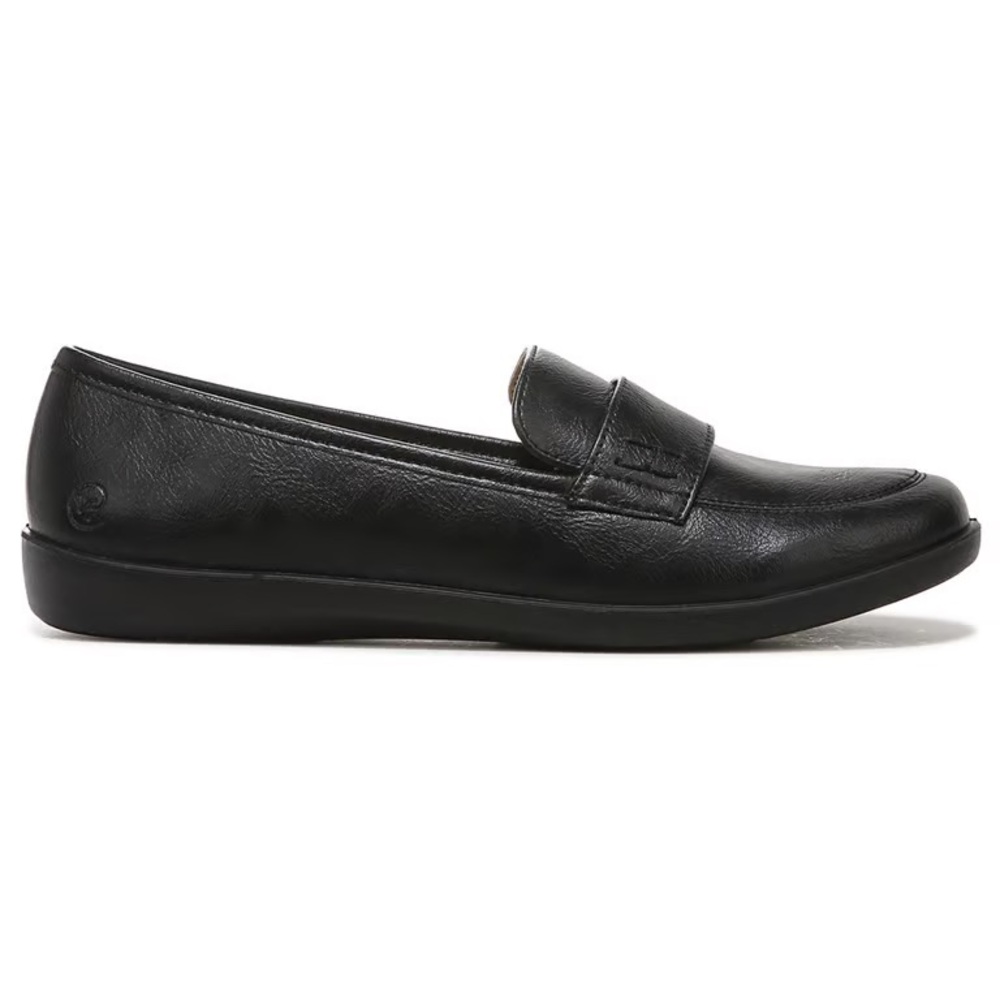 LIFESTRIDE Nico Loafers Black Slip On Arch Support Size 9.5 NEW